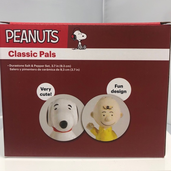Peanuts Classic Pals (Snoopy & Charlie Brown) Ceramic Salt & Pepper Set - Picture 4 of 5